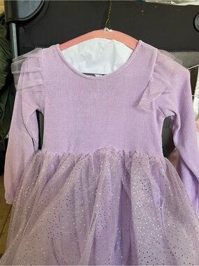 Lilac Sparkle Tulle Kids Costume Dress